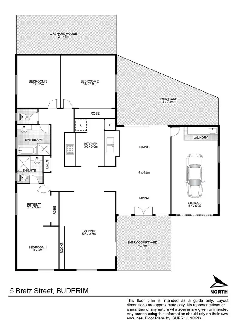 Floorplan of Homely house listing, 5 Bretz Street, Buderim QLD 4556