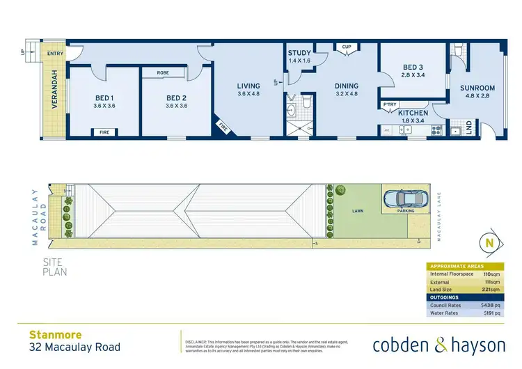 Floorplan of Homely house listing, 32 Macaulay Road, Stanmore NSW 2048