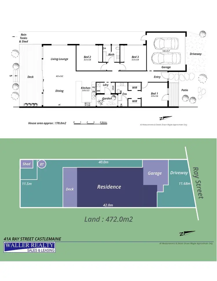 Floorplan of Homely house listing, 41A Ray Street, Castlemaine VIC 3450