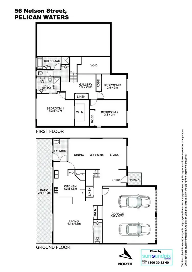 Floorplan of Homely house listing, 56 Nelson Street, Pelican Waters QLD 4551