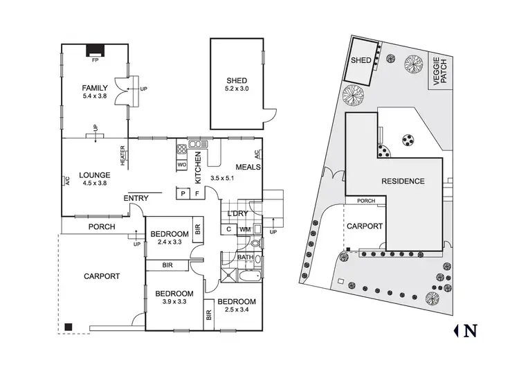 Floorplan of Homely house listing, 13 Milton Drive, Wyndham Vale VIC 3024