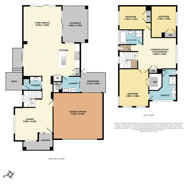 Floorplan of Homely house listing, 1 Westham Court, Mulgrave VIC 3170