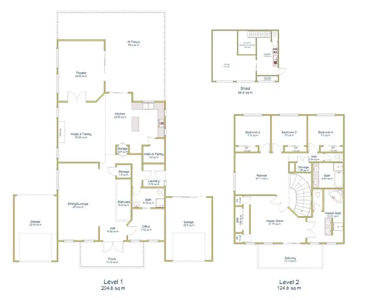 Floorplan of Homely house listing, 53 Edwards Street, Lower Plenty VIC 3093