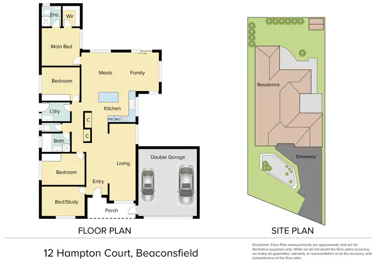 Floorplan of Homely house listing, 12 Hampton Court, Beaconsfield VIC 3807
