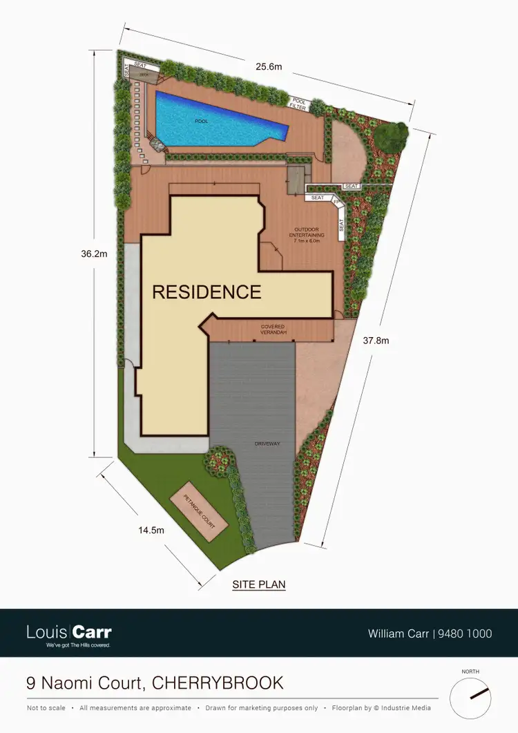 Floorplan of Homely house listing, 9 Naomi Court, Cherrybrook NSW 2126