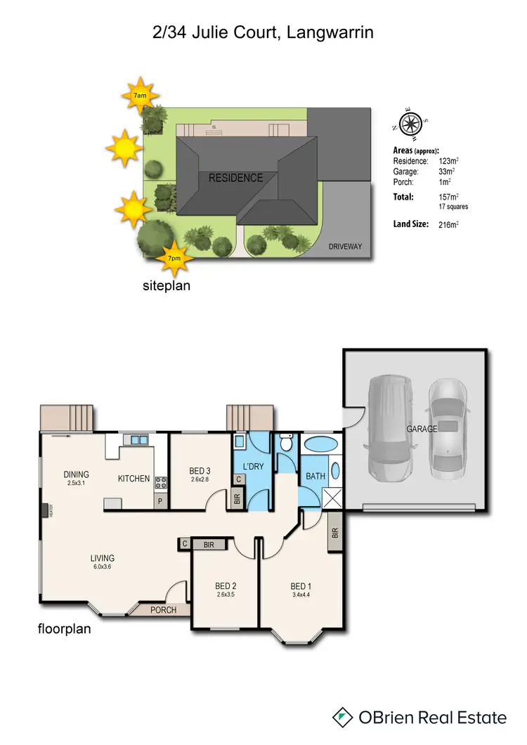 Floorplan of Homely house listing, 2/34 Julie Court, Langwarrin VIC 3910