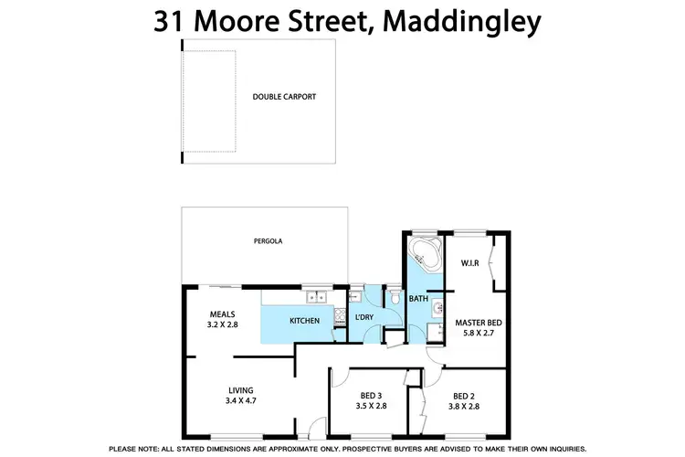 Floorplan of Homely house listing, 31 Moore Street, Bacchus Marsh VIC 3340