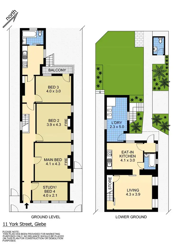 Floorplan of Homely house listing, 11 York Street, Glebe NSW 2037