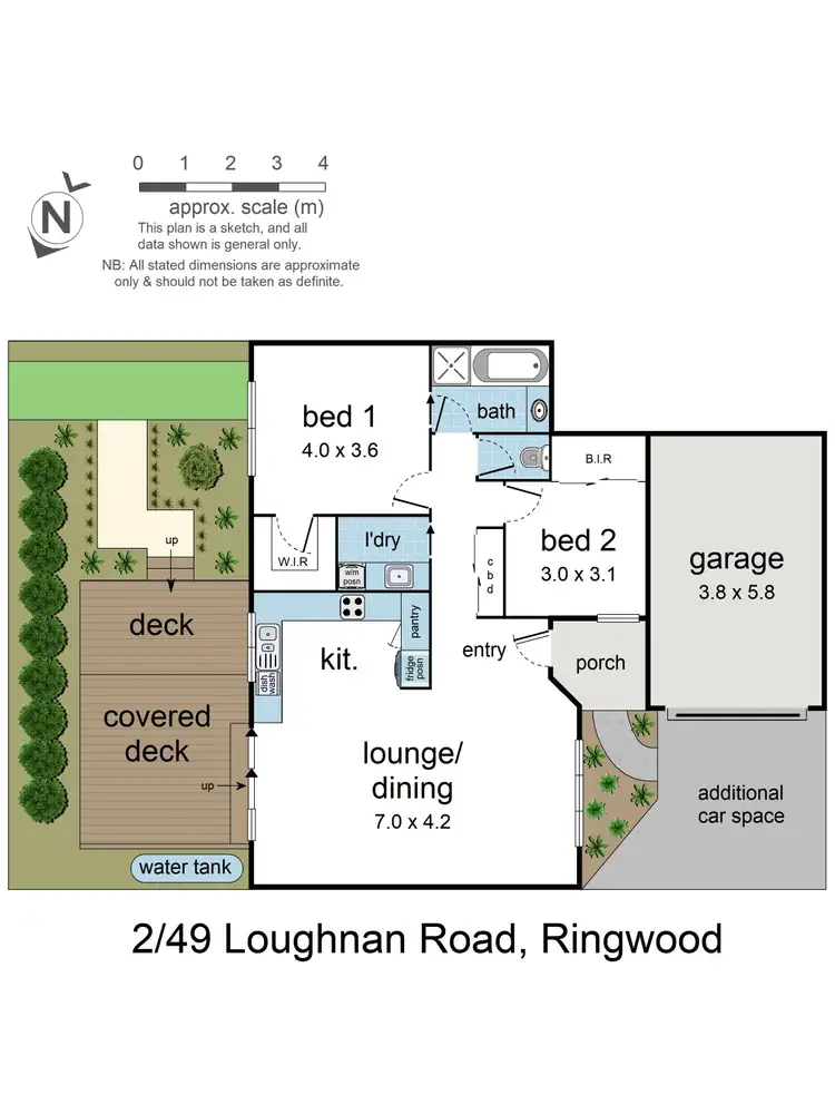 Floorplan of Homely unit listing, 2/49 Loughnan Road, Ringwood VIC 3134