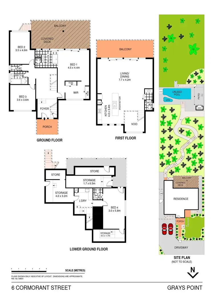 Floorplan of Homely house listing, 6 Cormorant Street, Grays Point NSW 2232