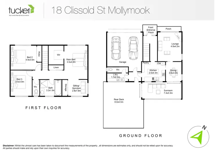 Floorplan of Homely house listing, 18 Clissold Street, Mollymook NSW 2539