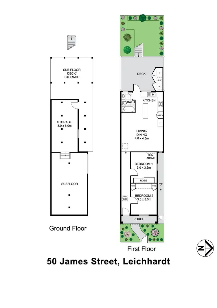 Floorplan of Homely house listing, 50 James Street, Leichhardt NSW 2040