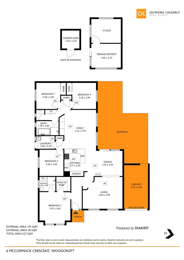 Floorplan of Homely house listing, 6 McCormack Crescent, Woodcroft SA 5162