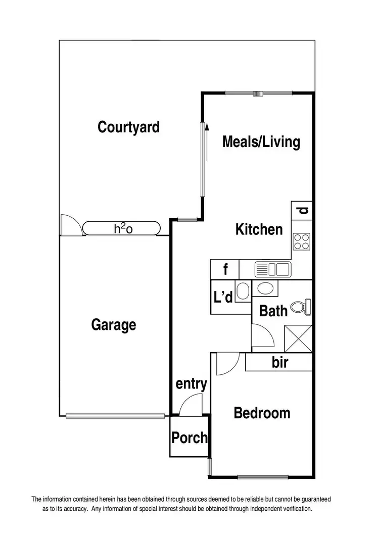 Floorplan of Homely unit listing, 5/24 Highland Street, Kingsbury VIC 3083