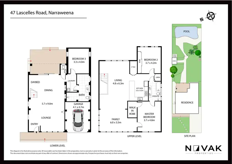 Floorplan of Homely house listing, 47 Lascelles Road, Narraweena NSW 2099