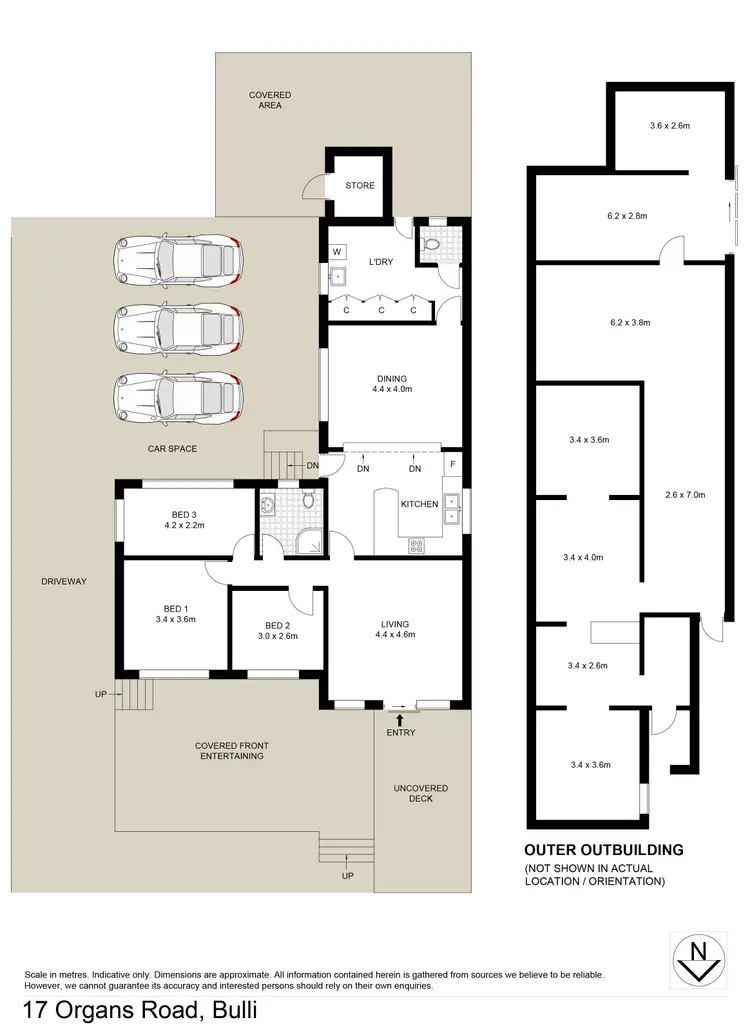 Floorplan of Homely house listing, 17 Organs Road, Bulli NSW 2516
