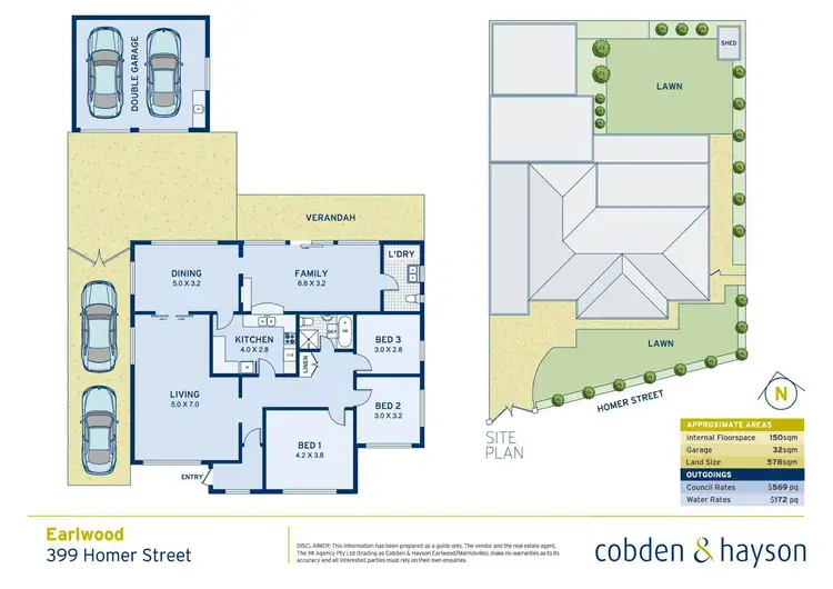 Floorplan of Homely house listing, 399 Homer Street, Earlwood NSW 2206
