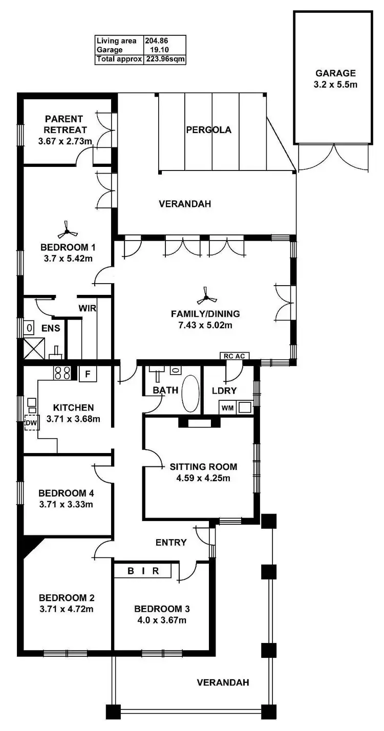 Floorplan of Homely house listing, 10 West Parkway, Colonel Light Gardens SA 5041