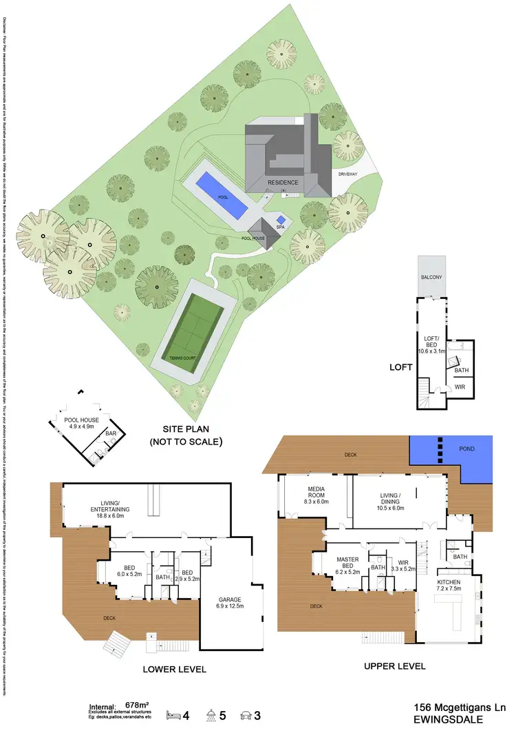 Floorplan of Homely house listing, 156 Mcgettigans Lane, Ewingsdale NSW 2481