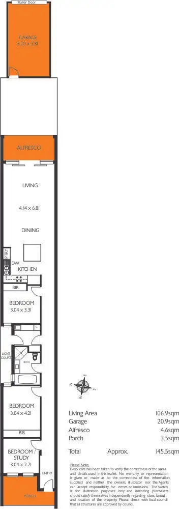 Floorplan of Homely house listing, 13A Alice Street, Plympton SA 5038