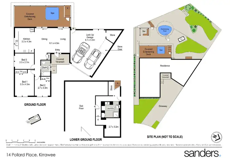 Floorplan of Homely house listing, 14 Pollard Place, Kirrawee NSW 2232