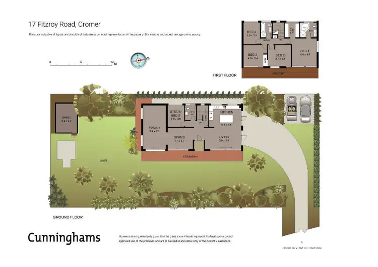 Floorplan of Homely house listing, 17 Fitzroy Road, Cromer NSW 2099