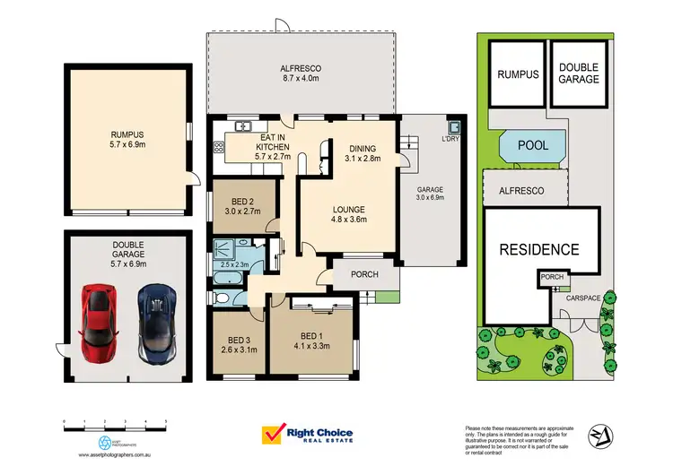 Floorplan of Homely house listing, 18 Orchid Avenue, Albion Park Rail NSW 2527