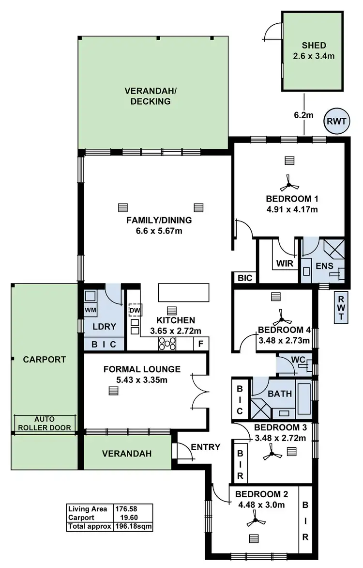 Floorplan of Homely house listing, 5 Katherine Street, Hectorville SA 5073