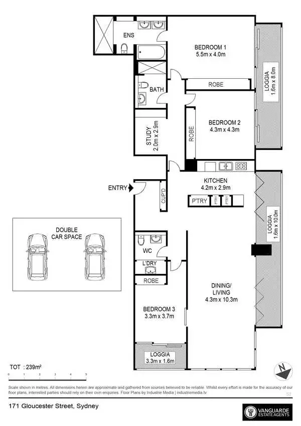 Floorplan of Homely apartment listing, 21A/171 Gloucester Street, Sydney NSW 2000