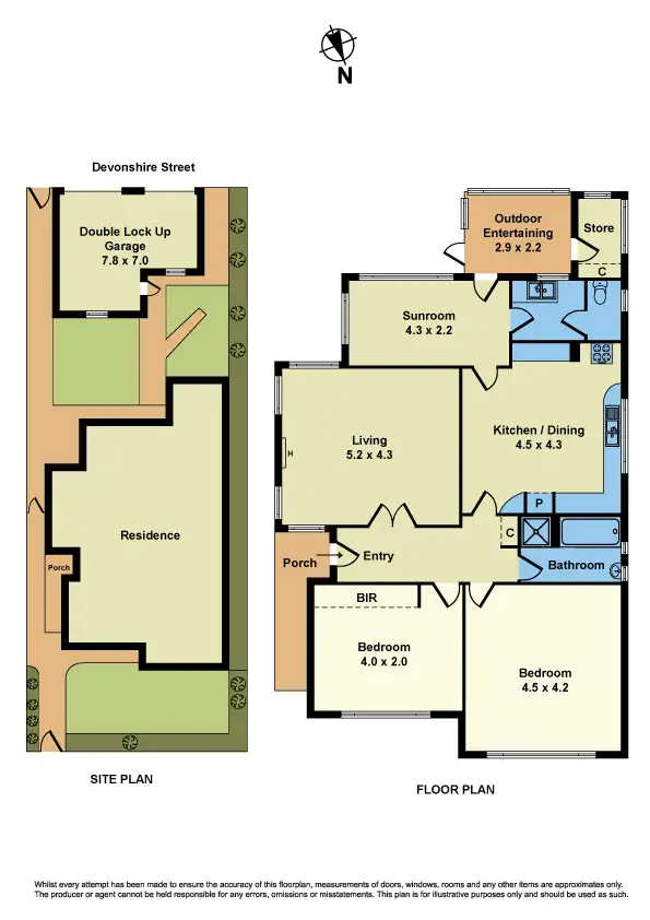 Floorplan of Homely house listing, 117 Suffolk Street, West Footscray VIC 3012