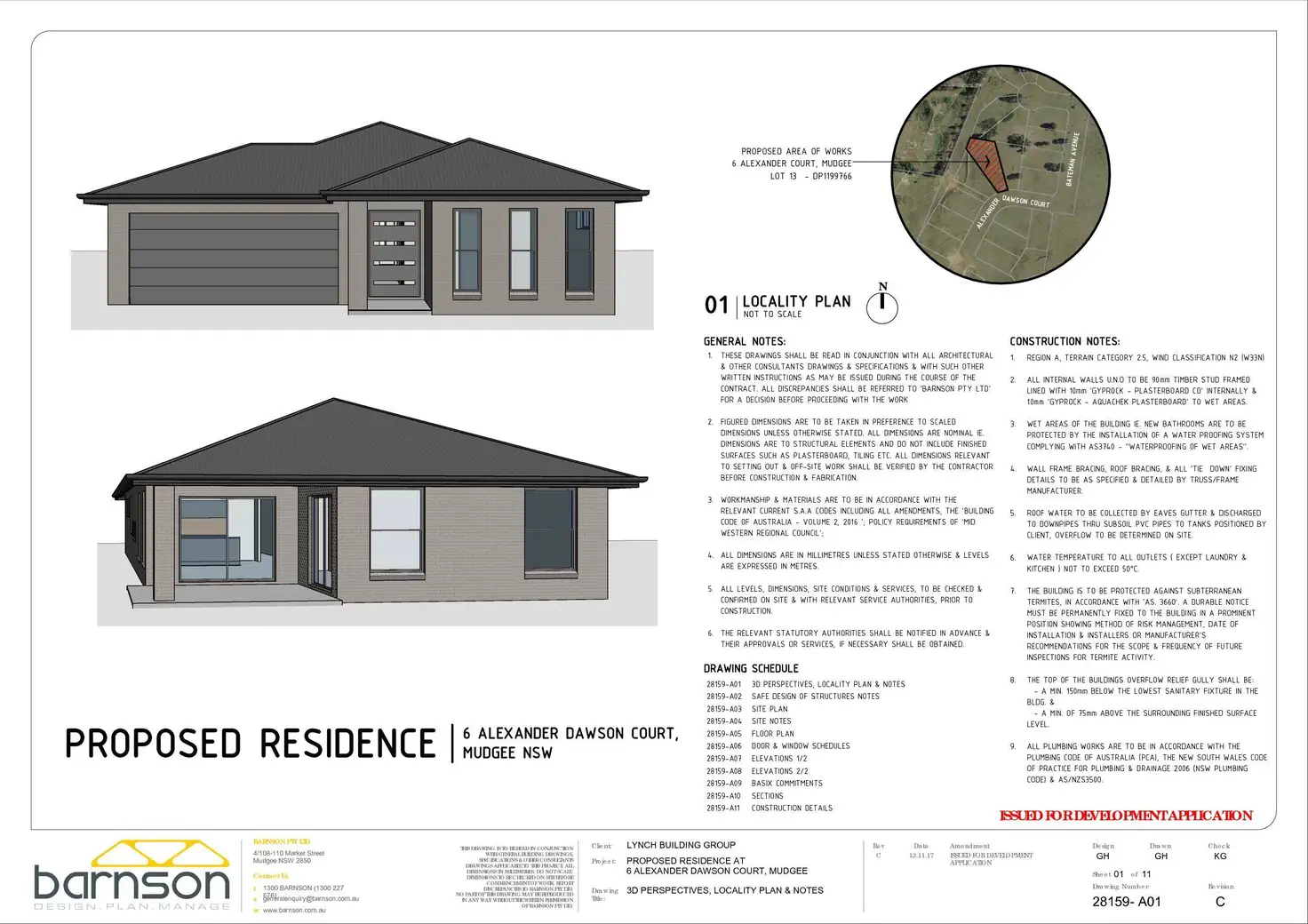 Floorplan of Homely house listing, 6 Alexander Dawson Court, Mudgee NSW 2850