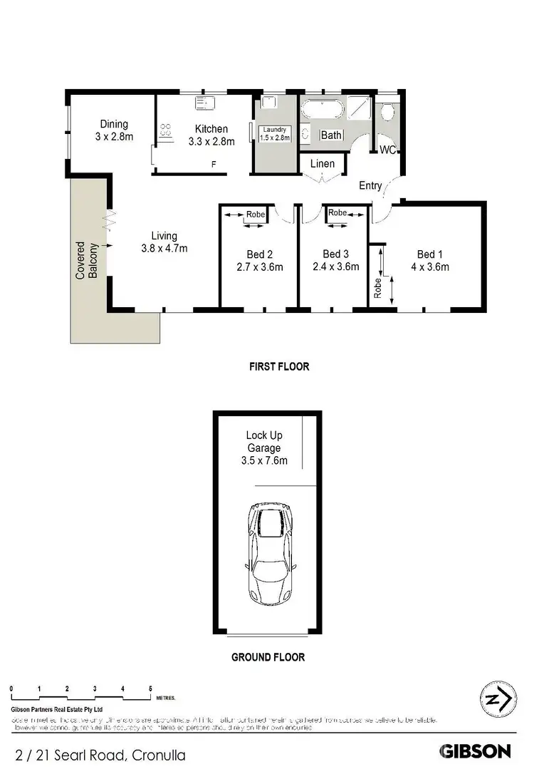 Floorplan of Homely apartment listing, 2/21 Searl Road, Cronulla NSW 2230
