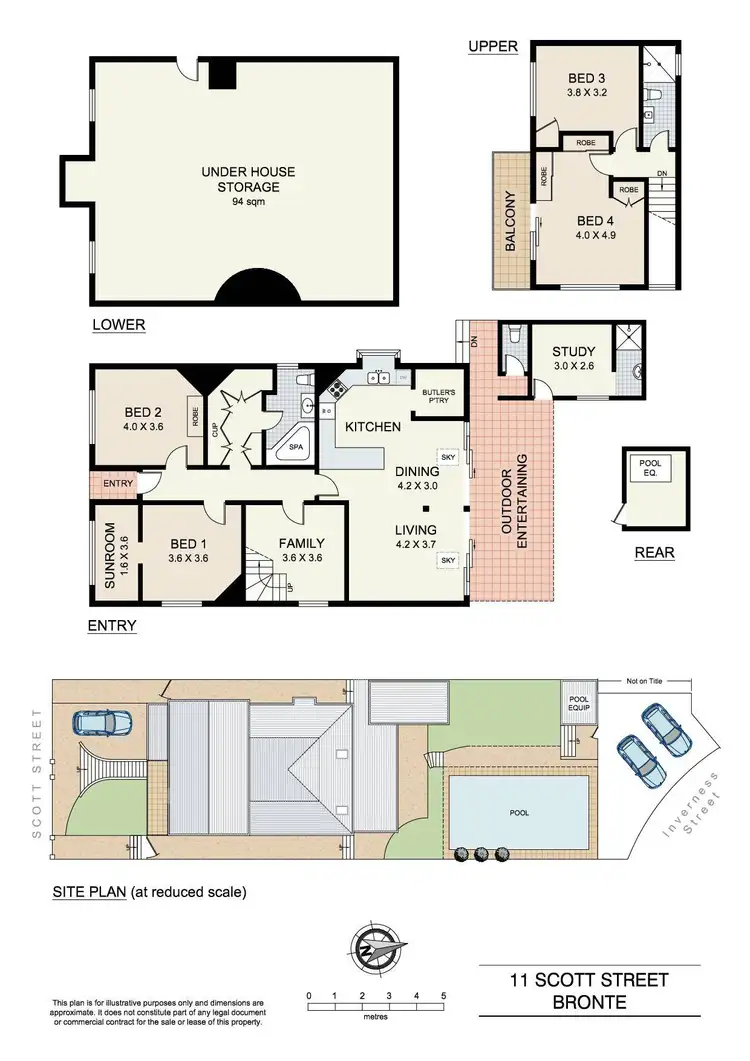 Floorplan of Homely house listing, 11 Scott Street, Bronte NSW 2024