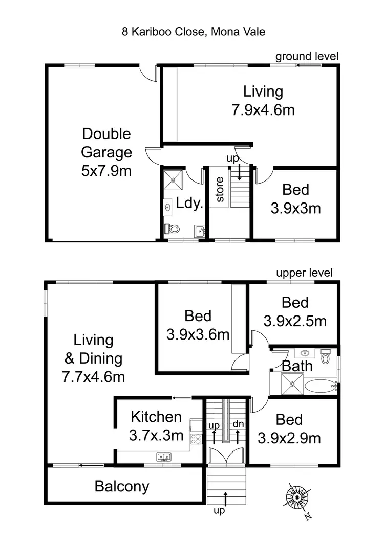 Floorplan of Homely house listing, 8 Kariboo Close, Mona Vale NSW 2103
