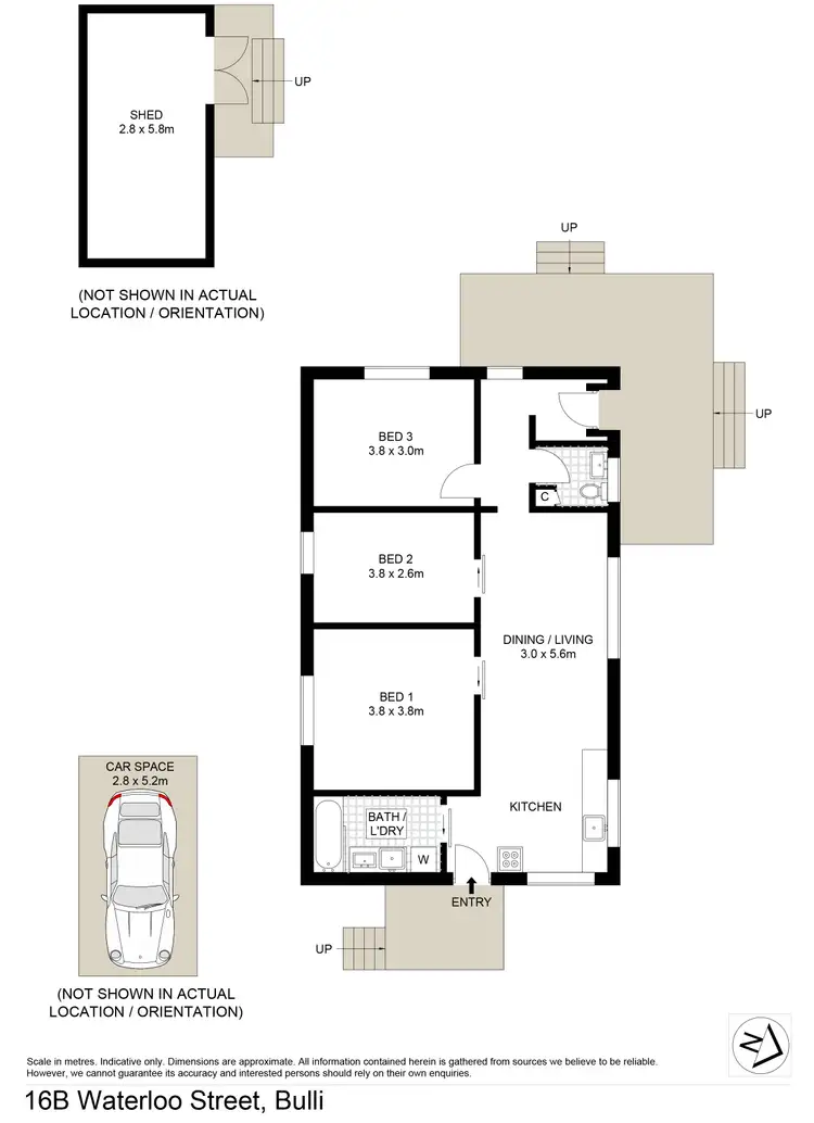 Floorplan of Homely house listing, 16b Waterloo Street, Bulli NSW 2516