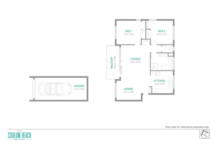 Floorplan of Homely apartment listing, 4/21 Coolum Terrace, Coolum Beach QLD 4573