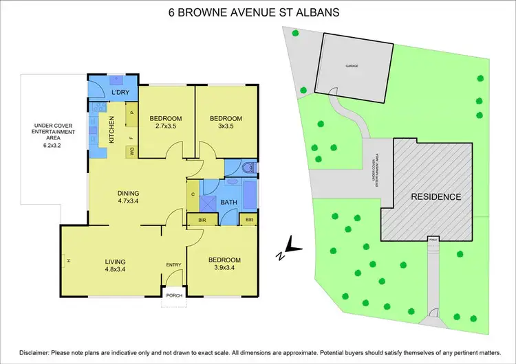Floorplan of Homely house listing, 6 Browne Avenue, St Albans VIC 3021