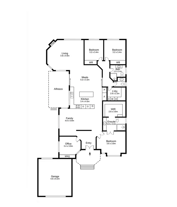 Floorplan of Homely house listing, 39 Kaniva Street, Dallas VIC 3047