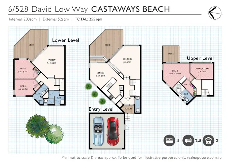 Floorplan of Homely unit listing, 6/528 David Low Way, Castaways Beach QLD 4567