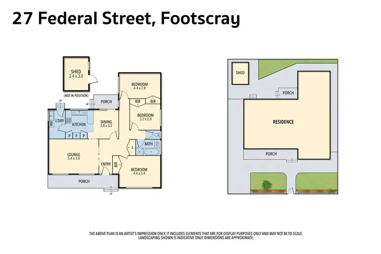 Floorplan of Homely house listing, 27 Federal Street, Footscray VIC 3011