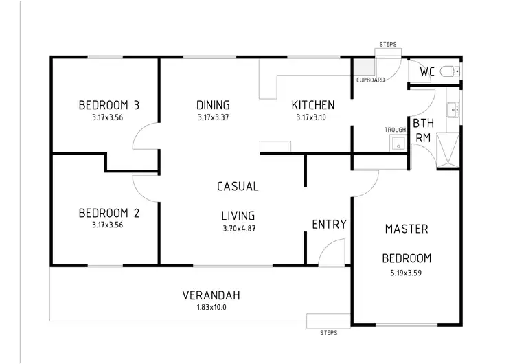 Floorplan of Homely house listing, 3 Nelcebee Court, Port Broughton SA 5522