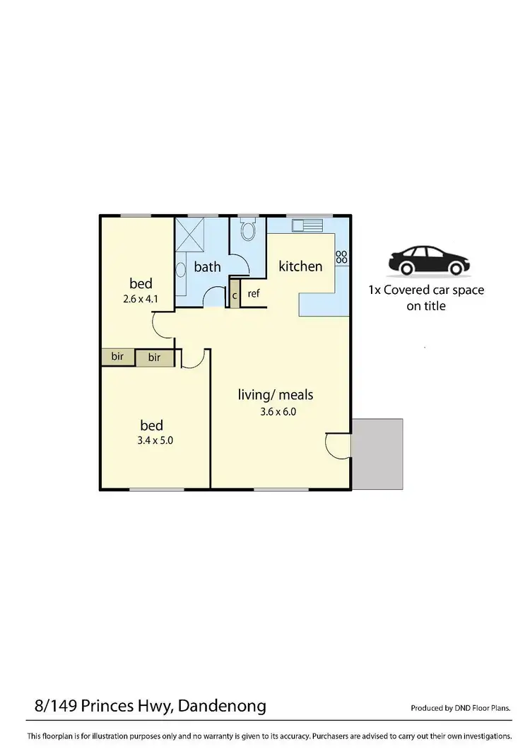 Floorplan of Homely unit listing, 8/149 Princes Highway, Dandenong VIC 3175
