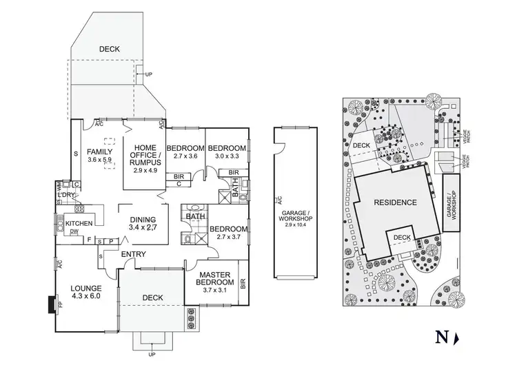 Floorplan of Homely house listing, 6 Bridgeford Avenue, Blackburn North VIC 3130