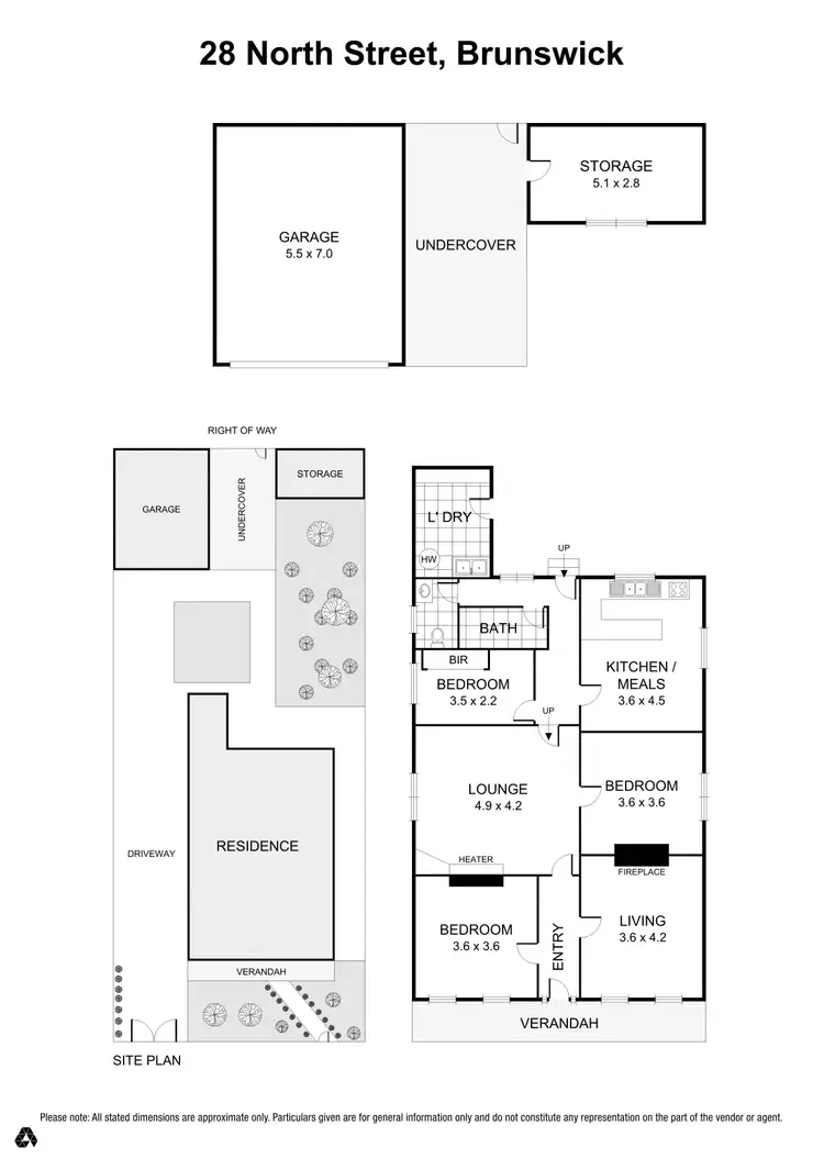 Floorplan of Homely house listing, 28 North Street, Brunswick VIC 3056