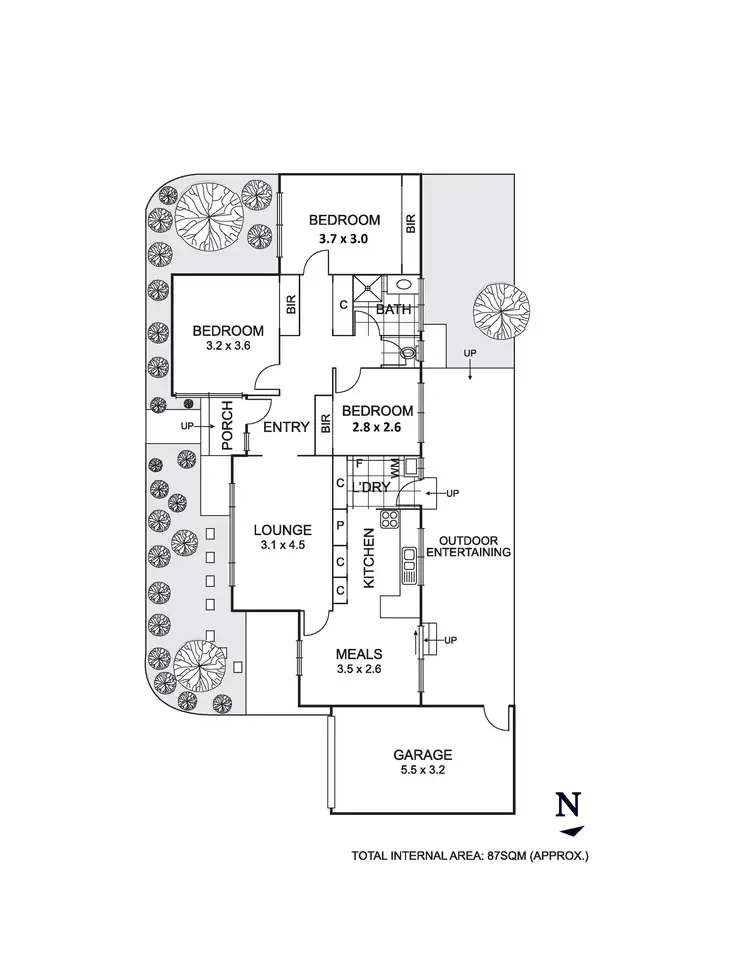 Floorplan of Homely unit listing, 3/18-20 Anzac Avenue, Coburg North VIC 3058