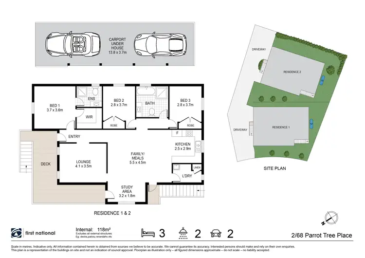 Floorplan of Homely house listing, 2/68 Parrot Tree Place, Bangalow NSW 2479