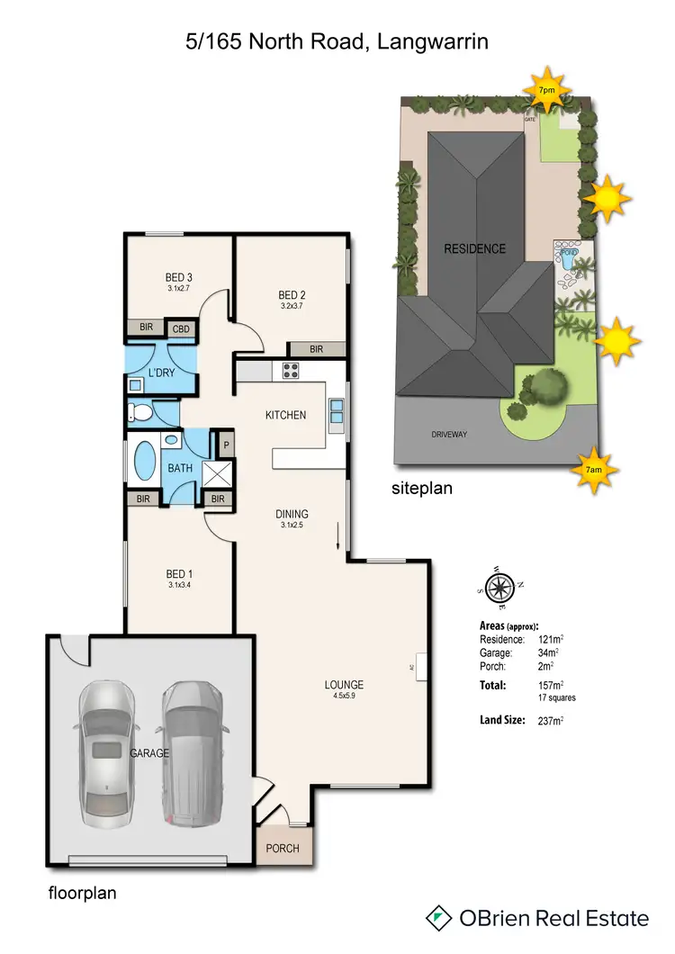 Floorplan of Homely unit listing, 5/165 North Road, Langwarrin VIC 3910