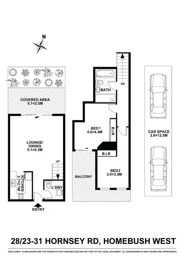 Floorplan of Homely unit listing, 28/23-31 Hornsey Road, Homebush West NSW 2140