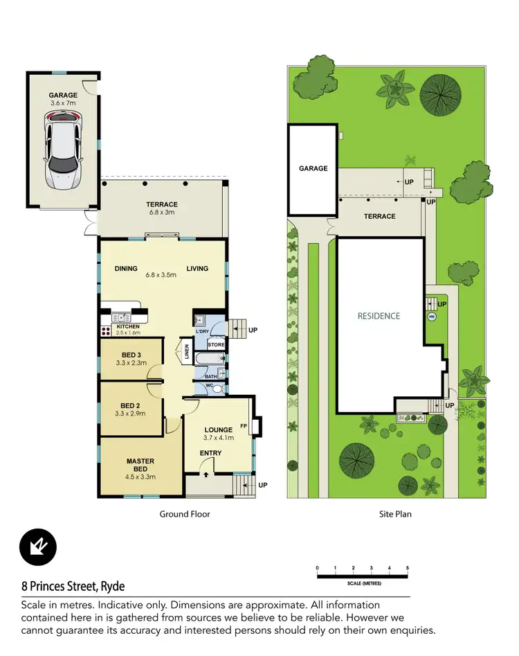 Floorplan of Homely house listing, 8 Princes Street, Ryde NSW 2112