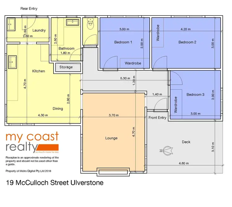 Floorplan of Homely house listing, 19 McCulloch Street, Ulverstone TAS 7315